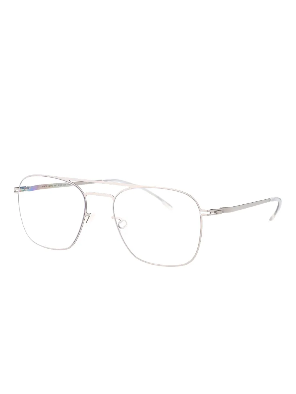 Mykita Claas bril met piloten montuur Zilver