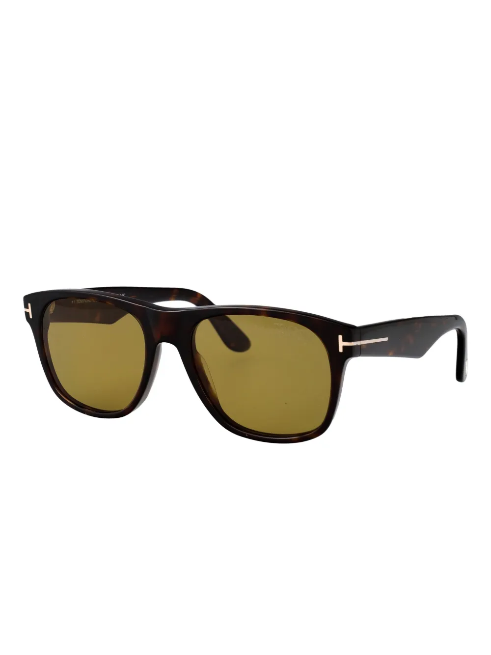 TOM FORD Eyewear Marlon-02 zonnebril met vierkant montuur Bruin