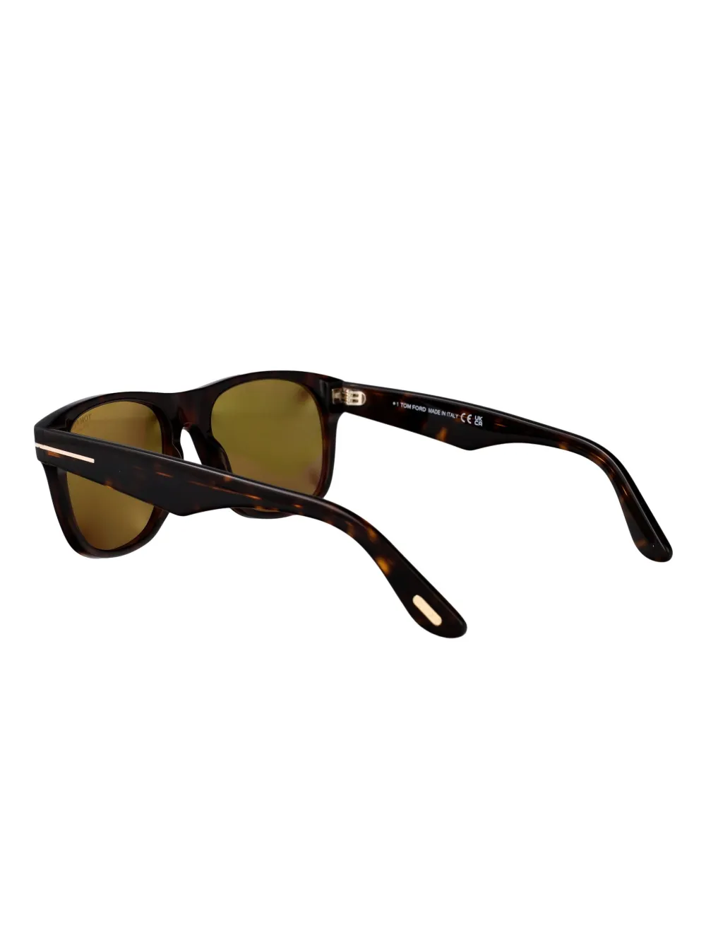 TOM FORD Eyewear Marlon-02 zonnebril met vierkant montuur Bruin
