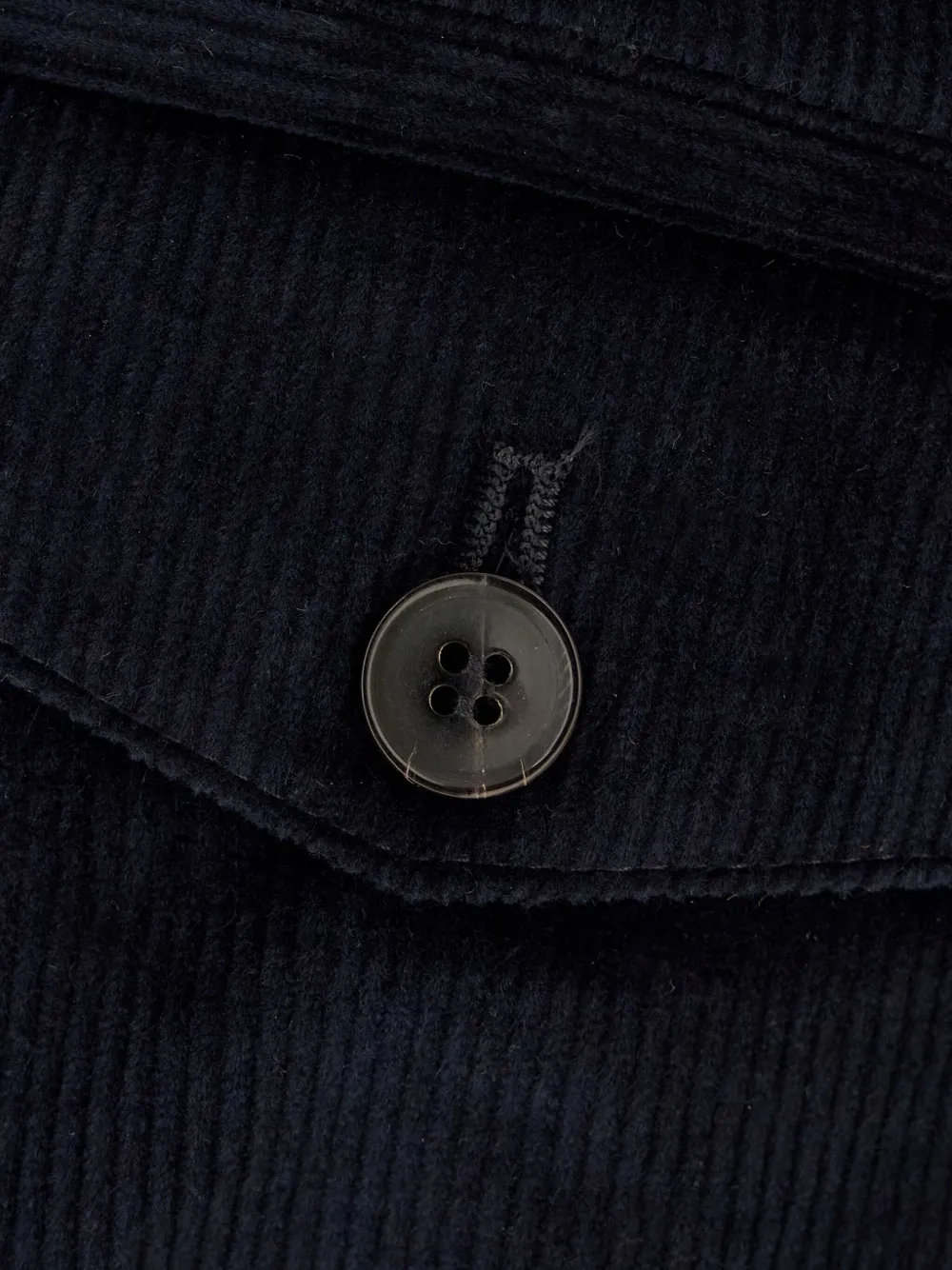 Paul Smith Pleated Corduroy Trousers In Blue