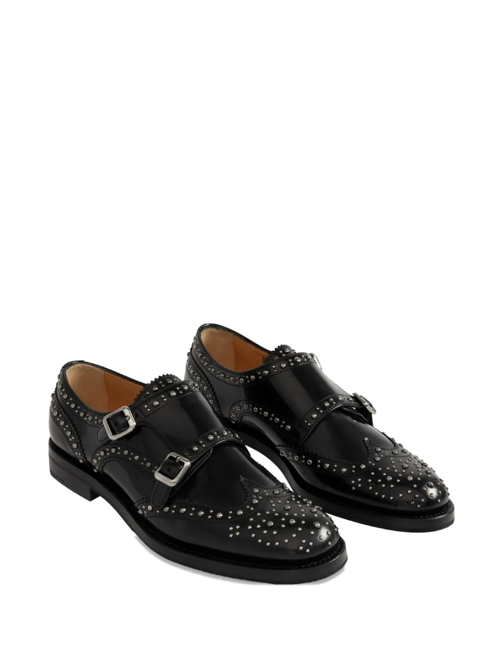 Church's studded monk shoes Black