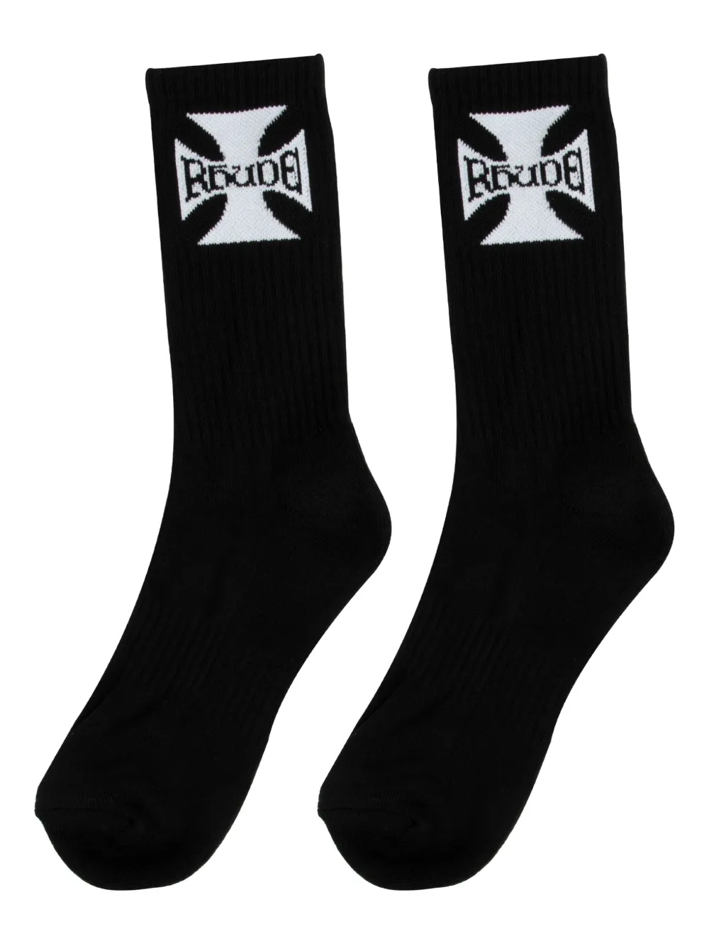 RHUDE calcetines con logo | negro | Image 1