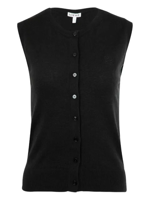 LOEWE buttonned sleeveless vest