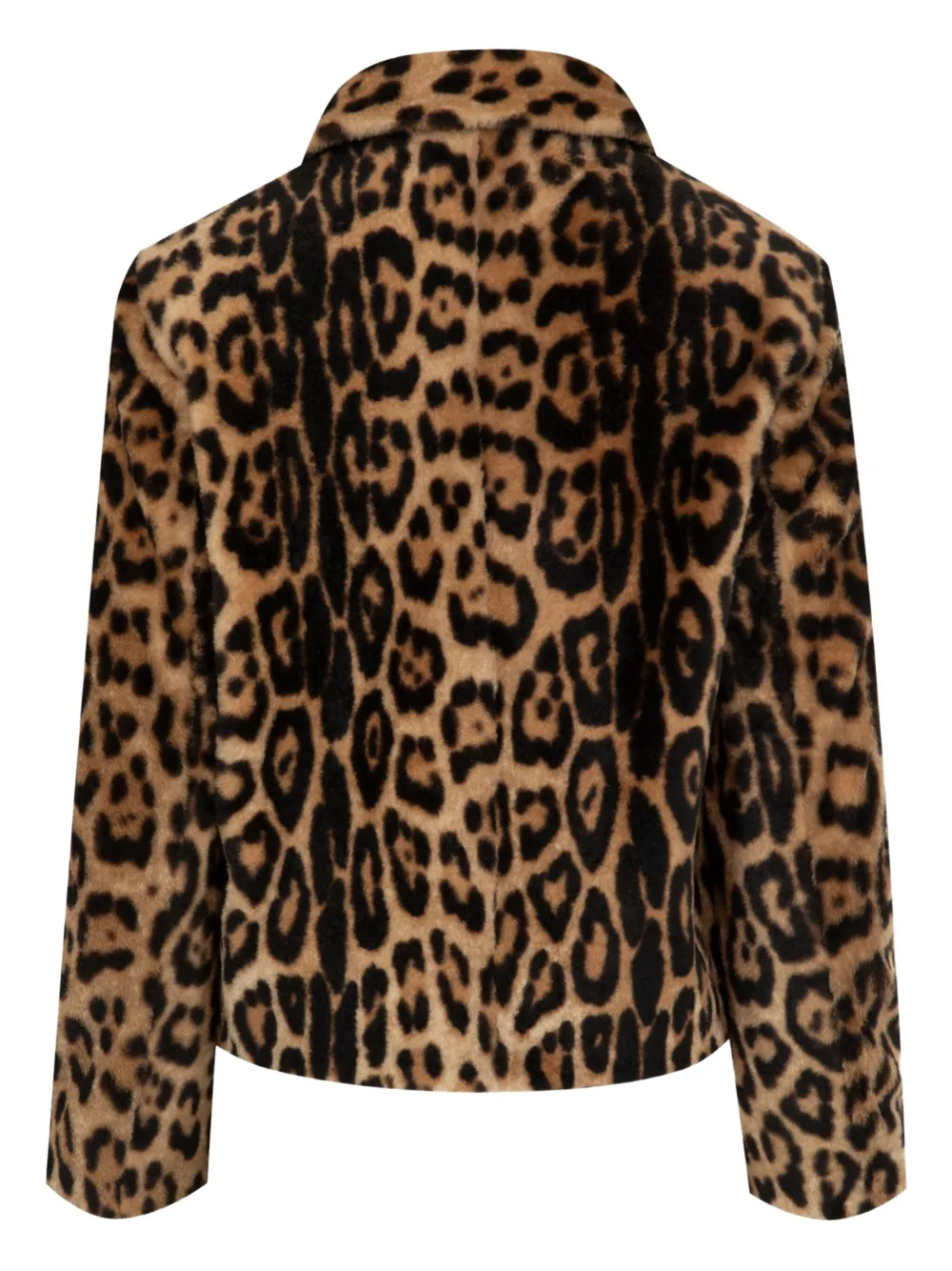 Nili Lotan Montmartre leopard-print shearling jacket Bruin