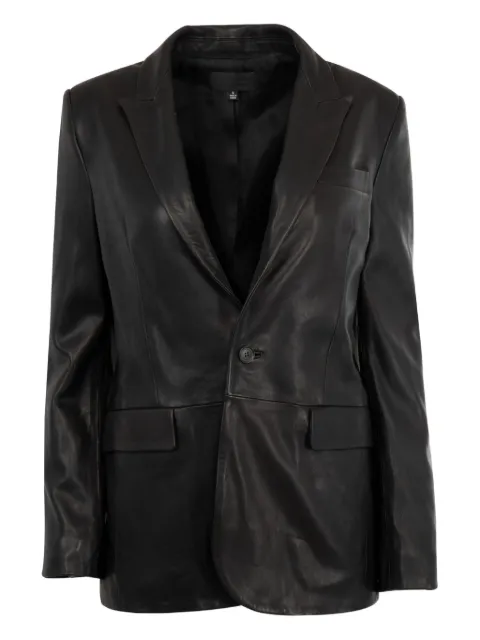 Nili Lotan Belmonde tailored leather jacket