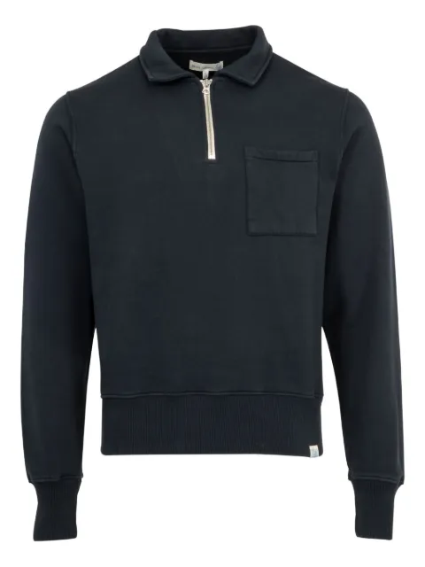 Merz B. Schwanen zip-collar pocket polo shirt