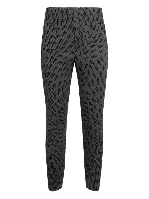 Issey Miyake pleated printed trousers