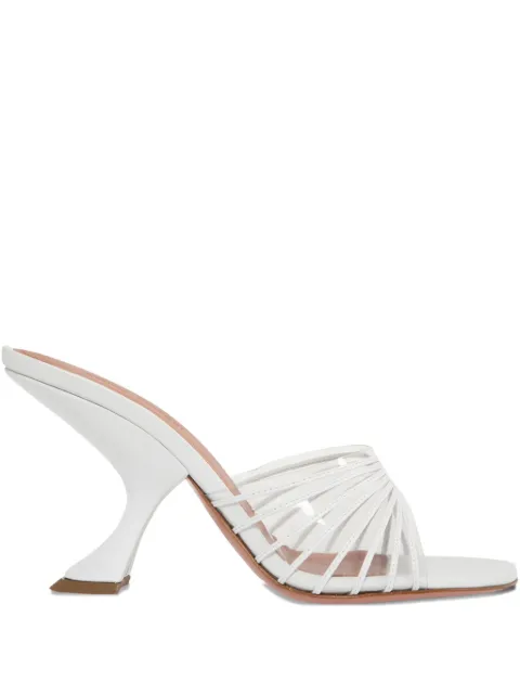 Amina Muaddi 90mm Mookie Slipper sculpted-heel sandals