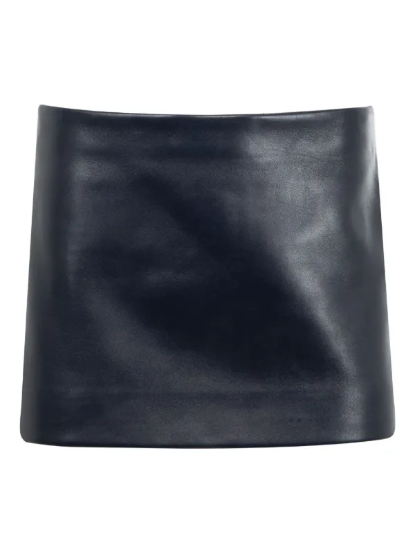 【関税込み】KHAITE ブラック Jett ミニスカート Jett Skirt in Black – KHAITE
