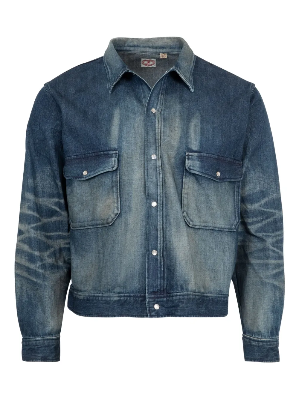 Fullcount pocketed denim jacket | Blue | Image 1