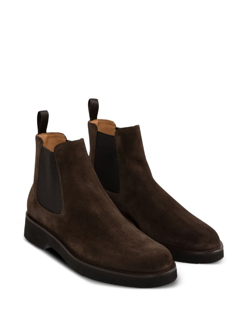 Church's Elasticated-panel Suede Chelsea Boots In Brown