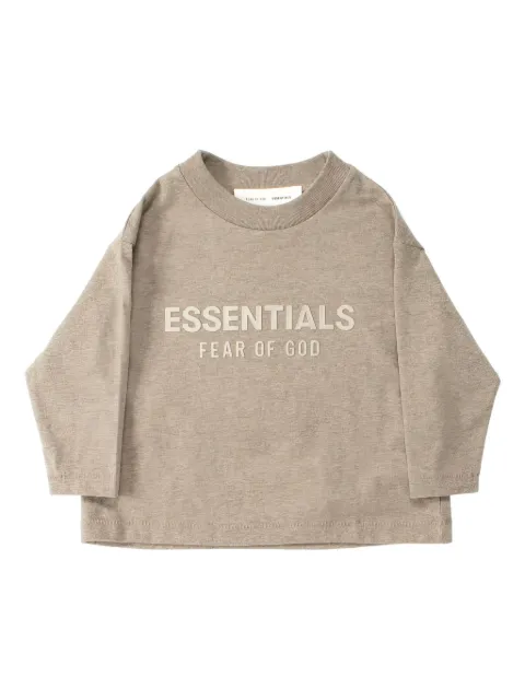 FEAR OF GOD ESSENTIALS KIDS logo-print crew-neck T-shirt