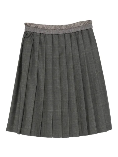 Miu Miu pleated mini skirt