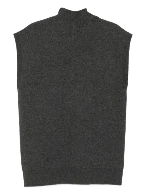 Carven high-neck sleeveless vest