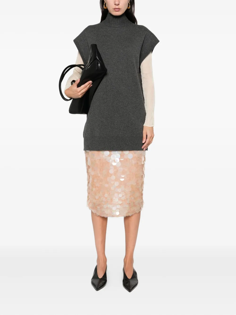 Carven chaleco con cuello de tortuga | Chalecos y camisetas | Image 2