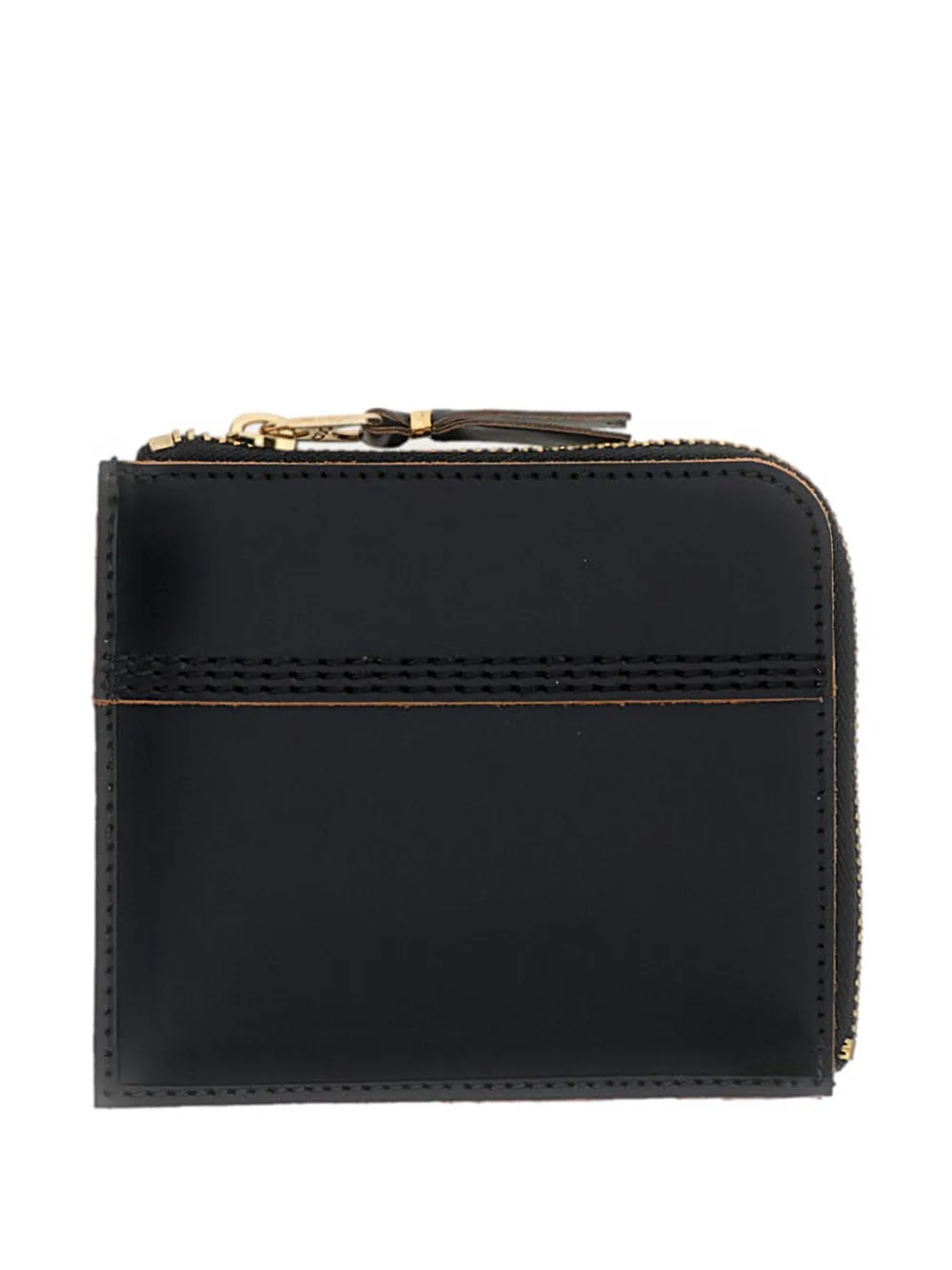 Comme Des Garçons Play zip-around leather wallet Zwart