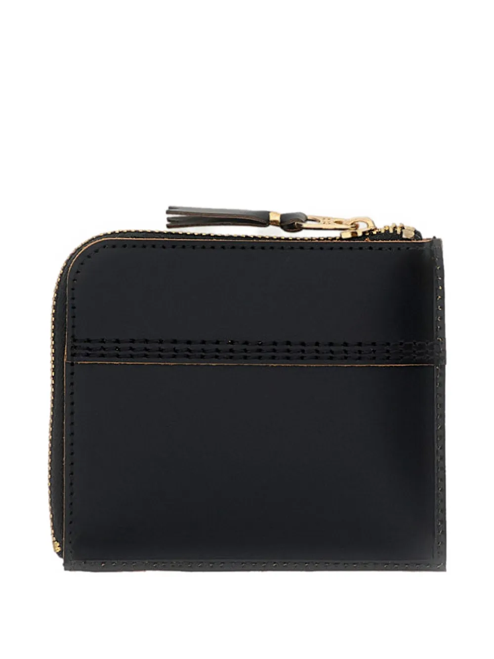 Comme Des Garçons Play zip-around leather wallet Zwart
