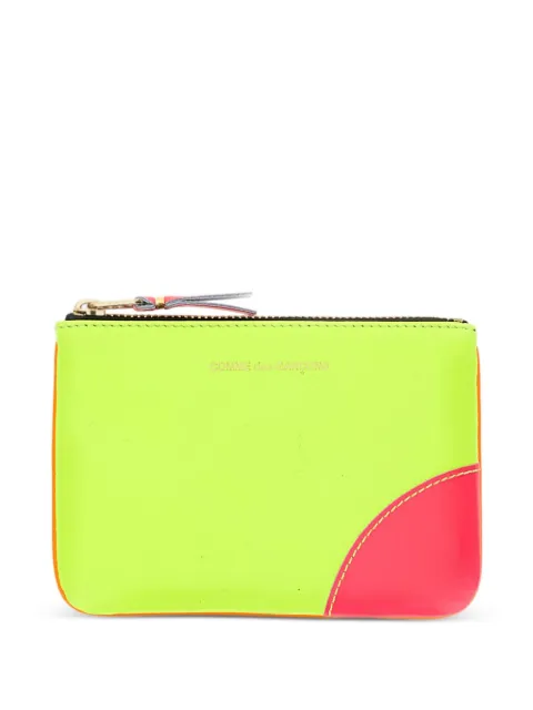 Comme Des Garçons Play zip-fastening leather wallet