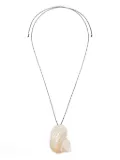 Heaven Mayhem shell-pendant necklace - Black