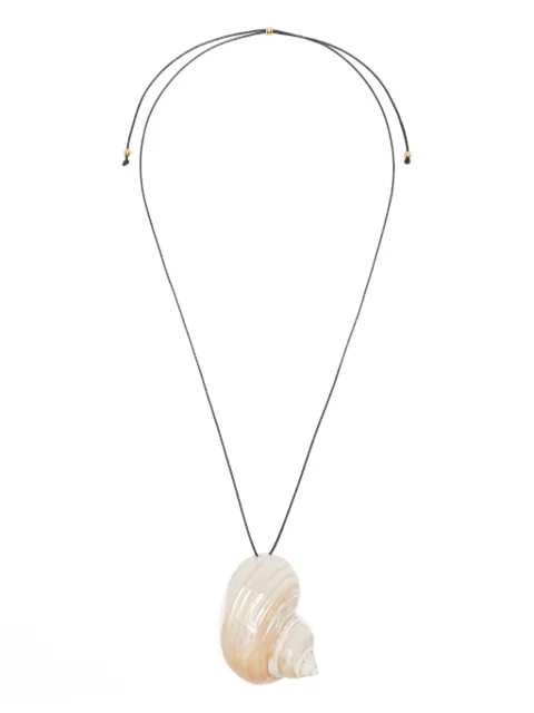 Heaven Mayhem shell-pendant necklace