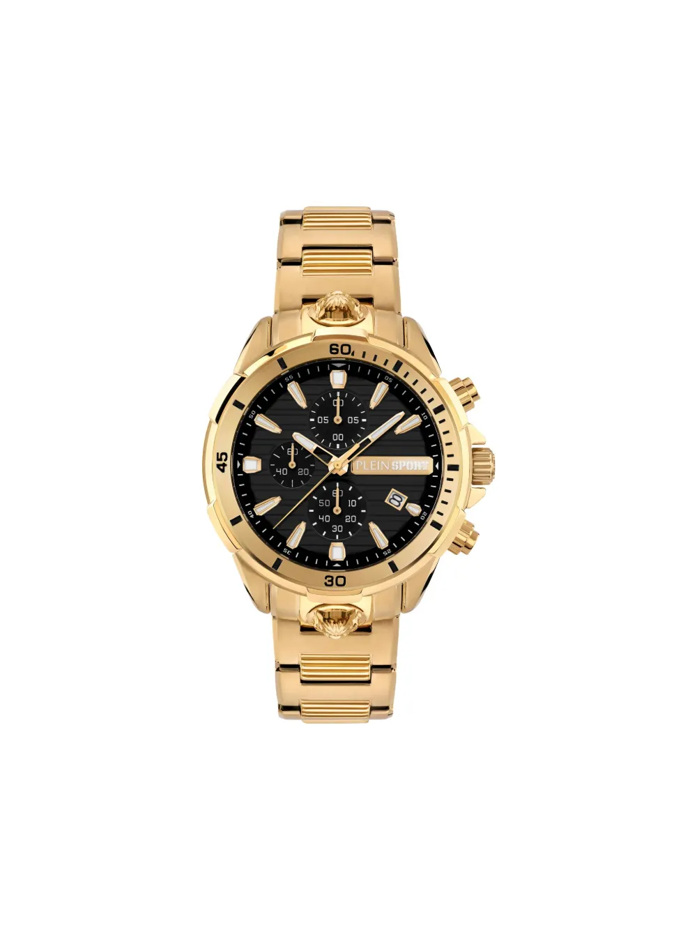 Plein Sport Impact 46mm - ブラック Plein Sport Impact 46mm - ブラック