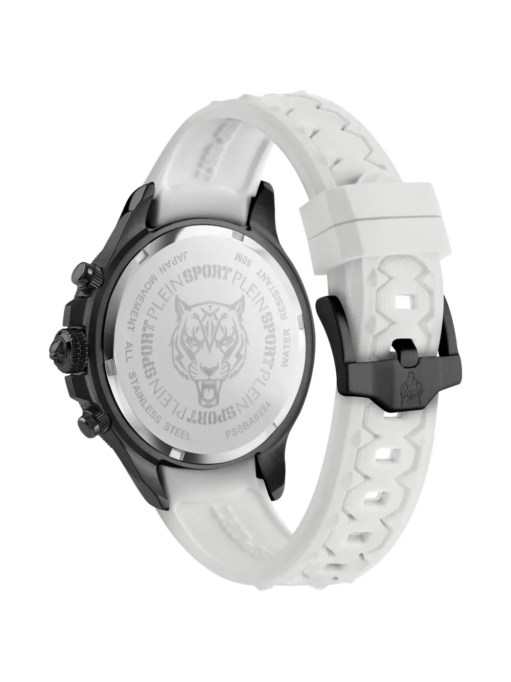  Plein Sport Watch Warrior Tech Chrono 47.5mm - White 