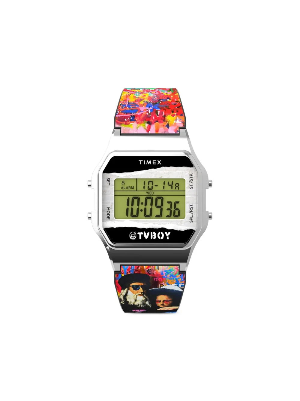 x TVboy Timex 80 LLB Case Resin Strap 34mm