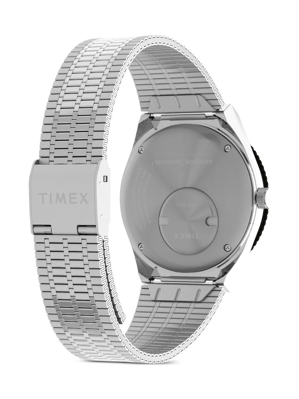 Timex X Seconde Q  Sst 38mm In Metallic