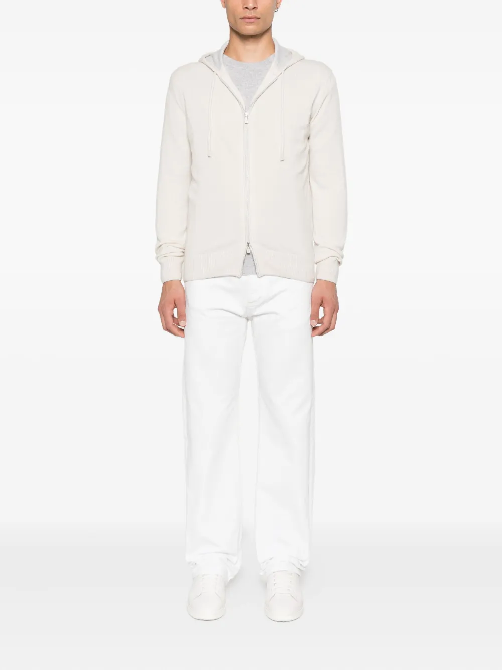 Eleventy Vest met rits Beige
