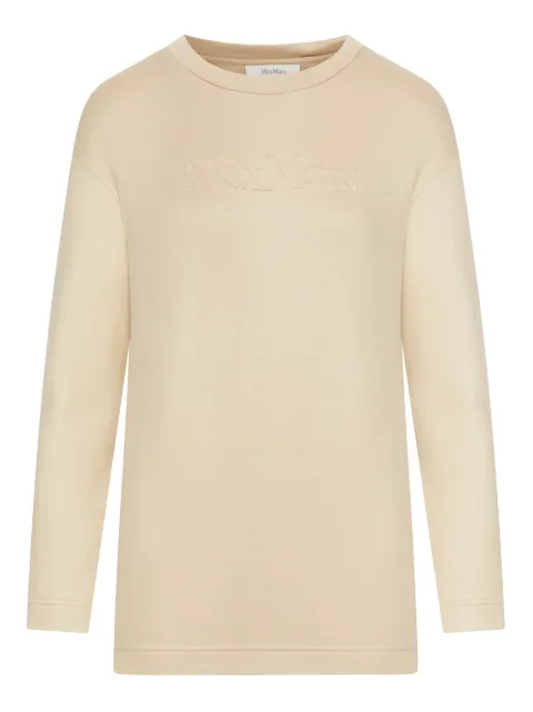 Max Mara logo-embossed sweatshirt