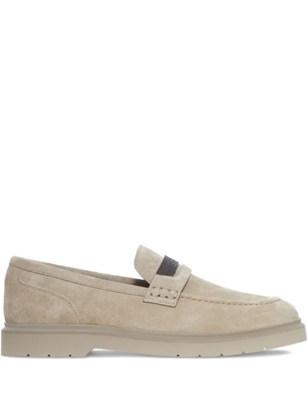 SALE★関税込★BRUNELLO CUCINELLI モニーレ スエードローファー Brunello Cucinelli スエード モニーレ ローファー