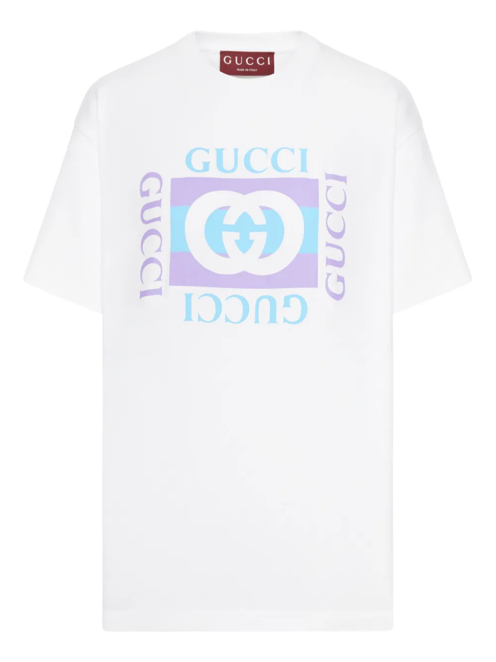 Gucci Interlocking-g Logo T-shirt In White
