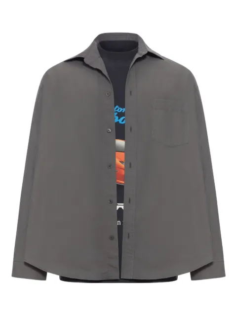 Balenciaga x Automobili Lamborghini layered poplin shirt