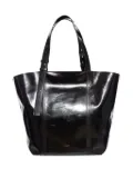 Golden Goose leather belt-detail tote bag - Black