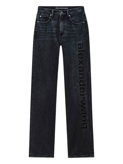 Alexander Wang logo-detail jeans