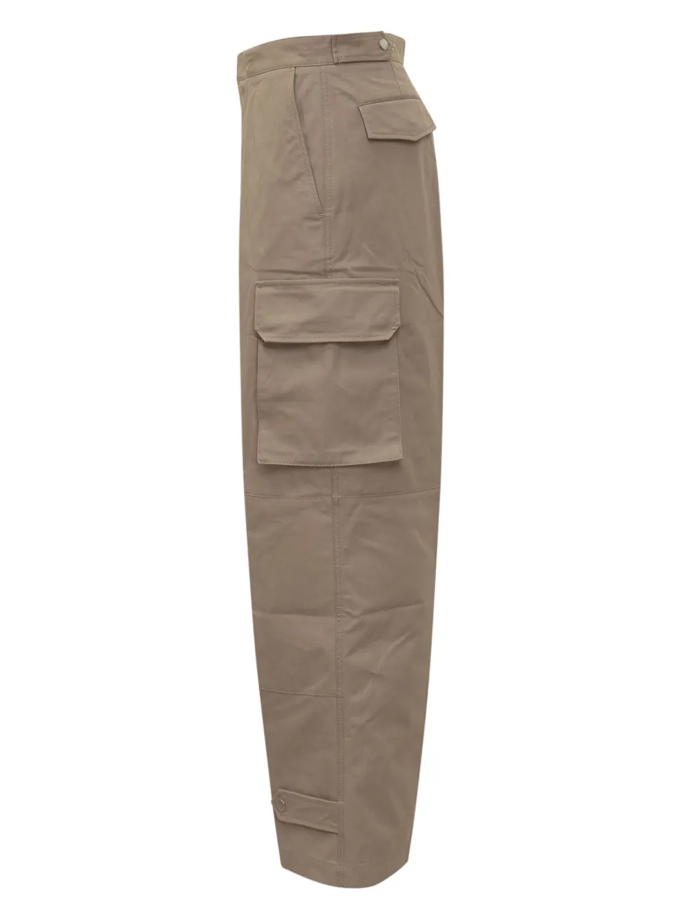 AMI Paris Broek met cargo zak Bruin