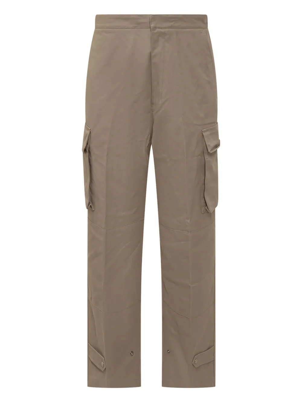 AMI Paris Broek met cargo zak Bruin