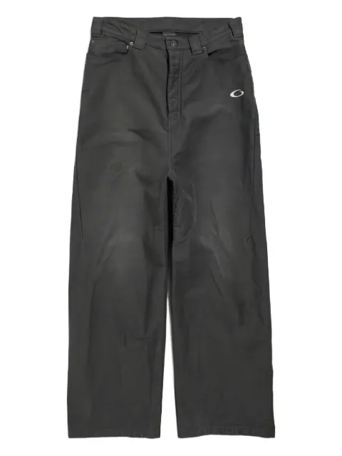Balenciaga logo-embroidered trousers