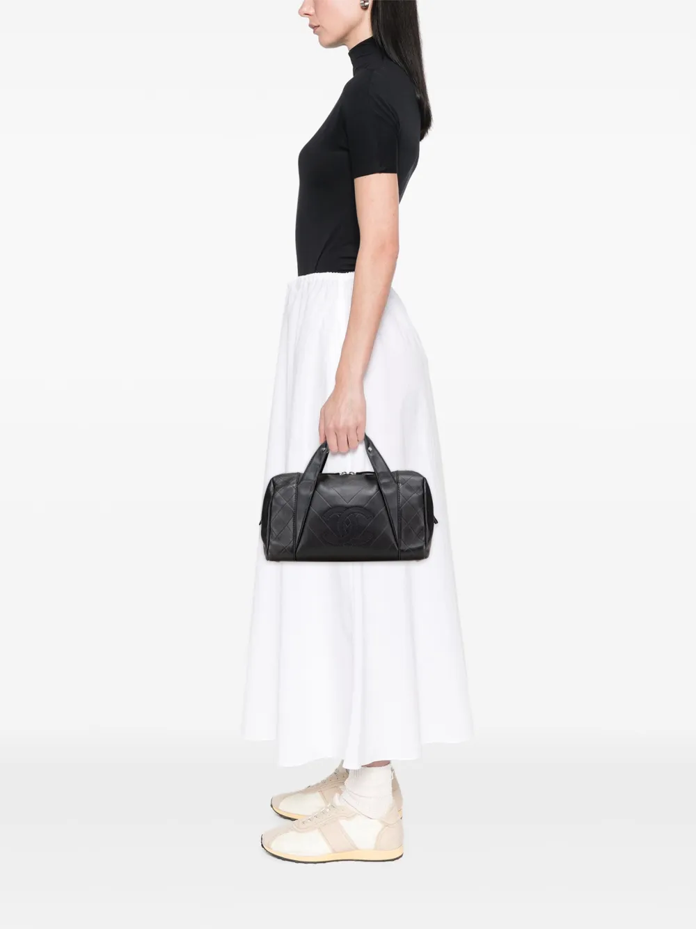 CHANEL Pre-Owned sac à main matelassé à logo CC (2005-2006) | Pre-owned | Image 2