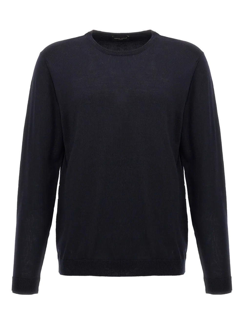 Roberto Collina crew-neck merino-wool sweater Blauw