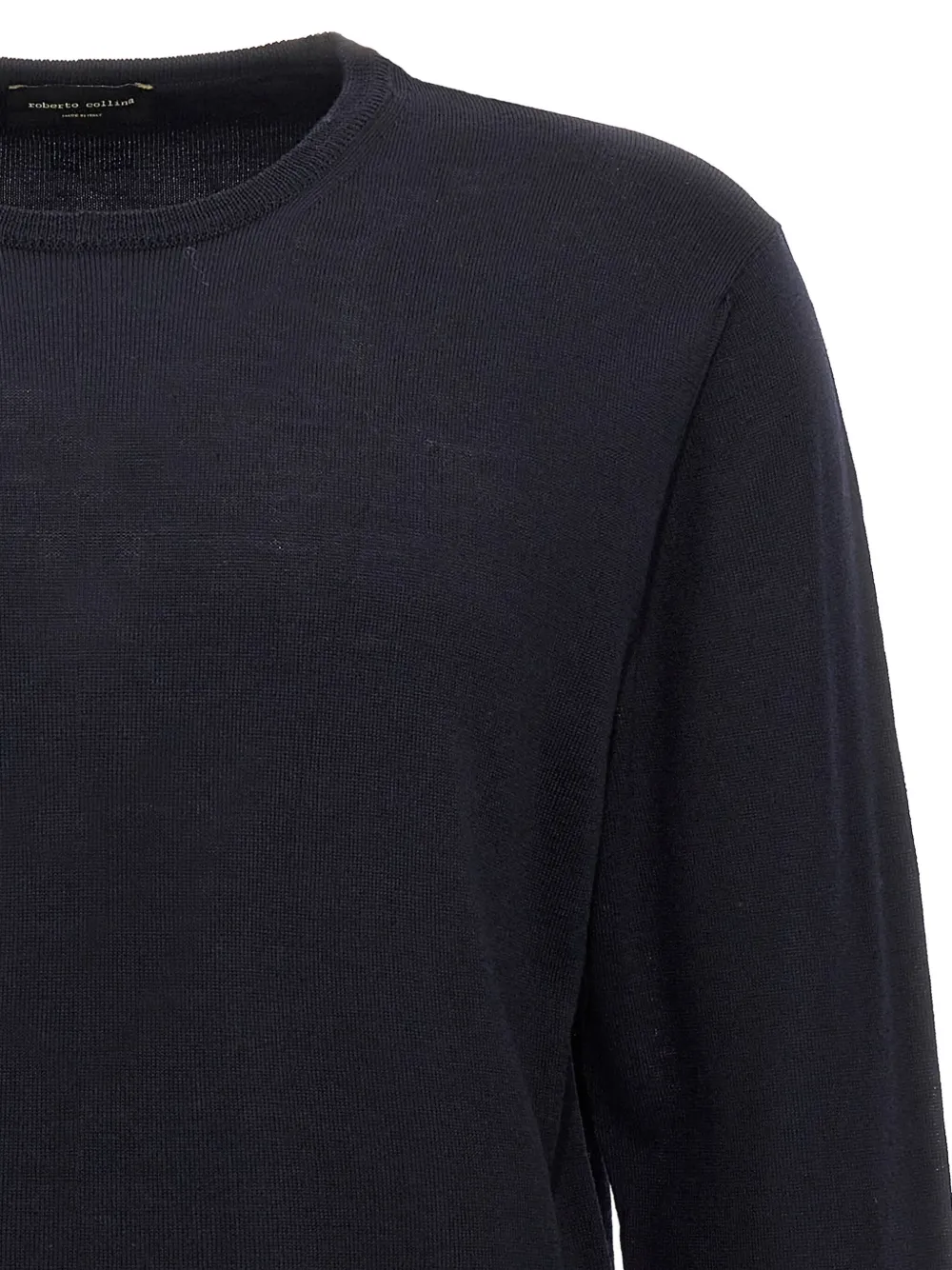 Roberto Collina crew-neck merino-wool sweater Blauw