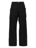 Rick Owens Stefan cargo low-crotch trousers - Black