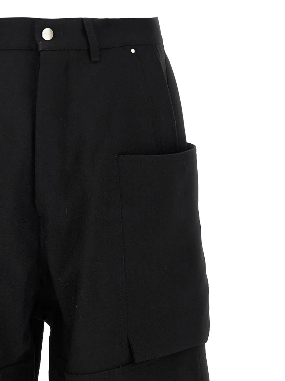 Rick Owens Stefan cargo low-crotch trousers Zwart