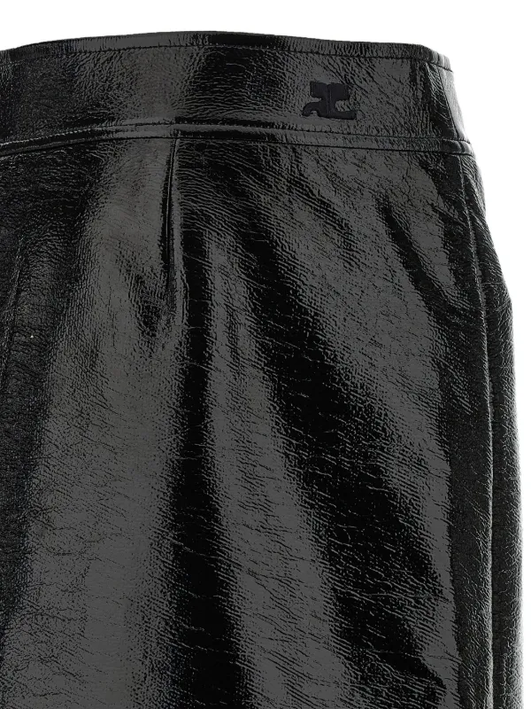 スカート Courreges 'Zipped Vinyl' skirt ZIPPED VINYL SKIRT - courrèges (クレージュ)