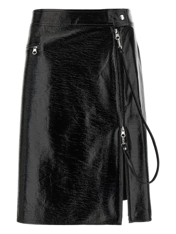 スカート Courreges 'Zipped Vinyl' skirt ZIPPED VINYL SKIRT - courrèges (クレージュ)