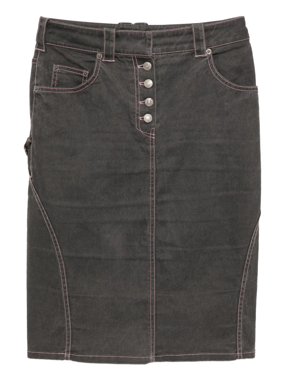 Christian Dior Pre-Owned 2003 denim skirt | Black | Image 1