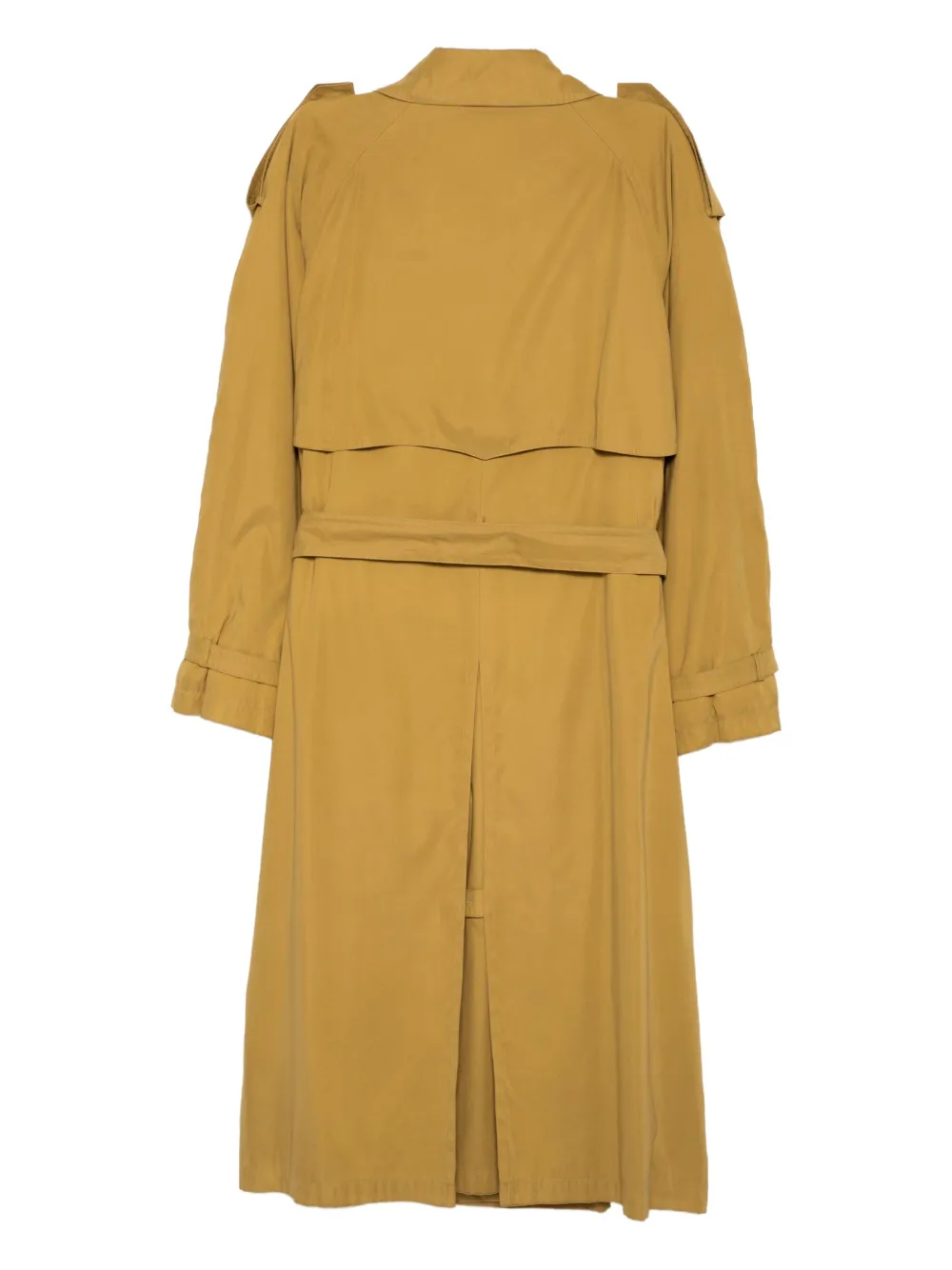 Hermès Pre-Owned 1990-2000's trenchcoat met dubbele rij knopen - Geel