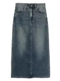 JNBY A-line tencel skirt - Blue