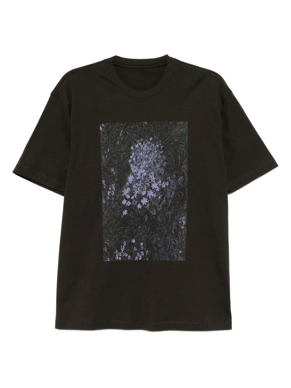 floral-print T-shirt