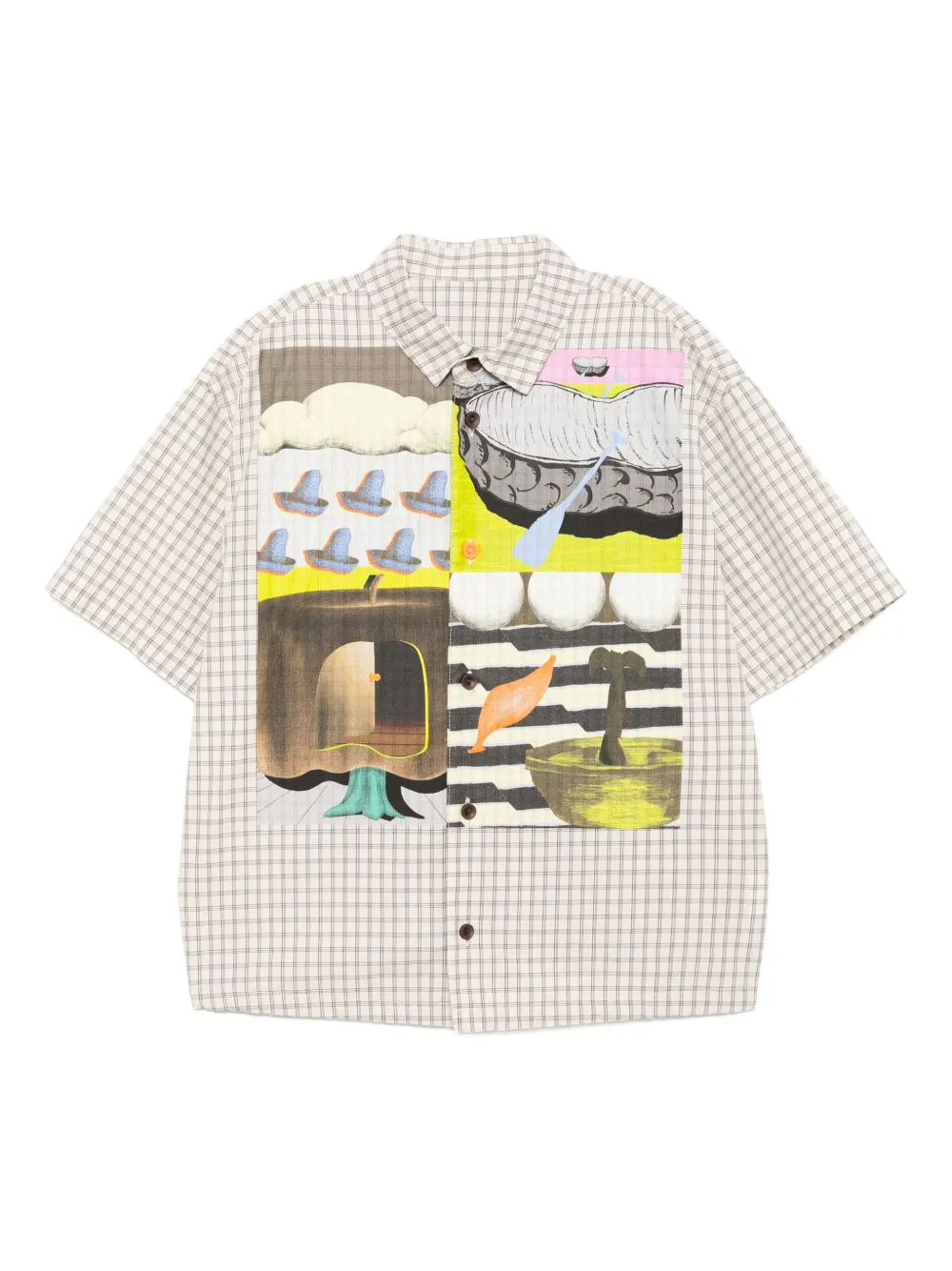 jnby by JNBY chemise en coton à manches courtes | tons neutres | Image 1